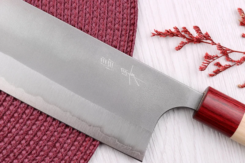 Couteau nakiri 16,5cm japonais artisanal Masakage Yuki Shirogami 2