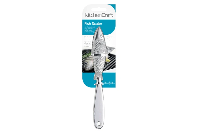 Ecailleur à poisson KitchenCraft en acier inoxydable 21cm