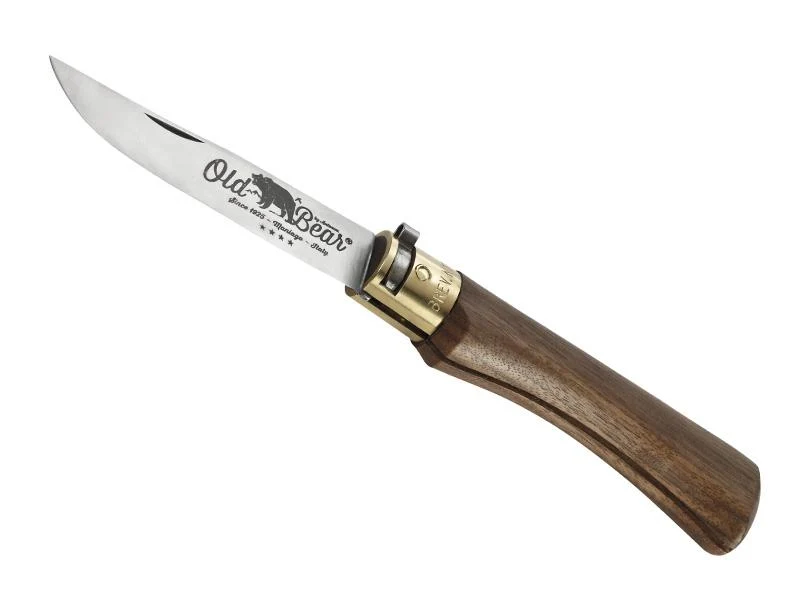 Couteau de Poche Old Bear Manche en Bois Noyer Taille XL