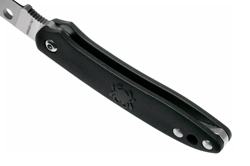 Couteau pliant Spyderco Roadie C189PBK manche en nylon/fibre de verre noir 7,6cm