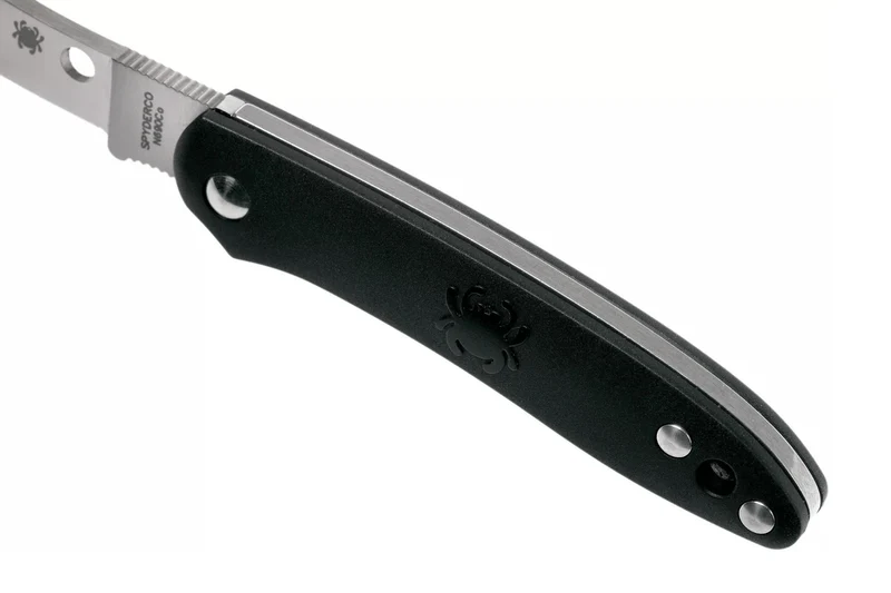 Couteau pliant Spyderco Roadie C189PBK manche en nylon/fibre de verre noir 7,6cm