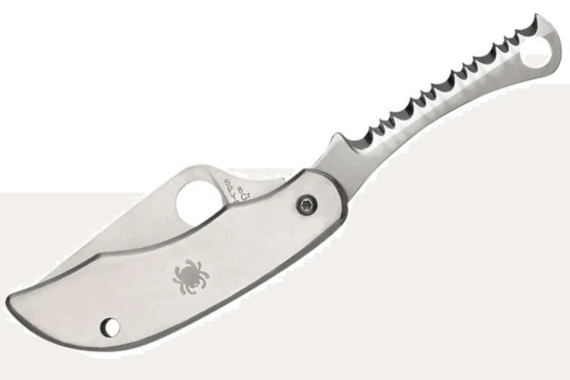 Couteau pliant Spyderco Clipitool C176PS manche en acier 6,5cm + scie