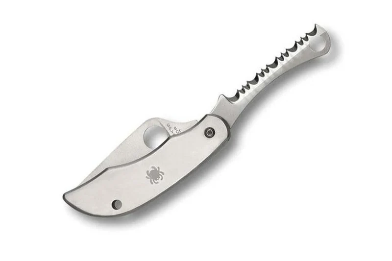 Couteau pliant Spyderco Clipitool C176PS manche en acier 6,5cm + scie