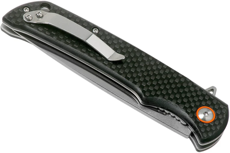 Couteau pliant BUCK HAXBY 0259CFS manche fibre de carbone noir 12,7cm