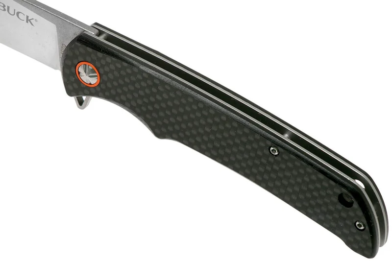 Couteau pliant BUCK HAXBY 0259CFS manche fibre de carbone noir 12,7cm