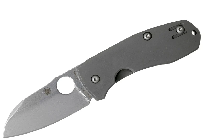 Couteau pliant Spyderco Techno 2 C158TIP2 manche en titane 8,8cm