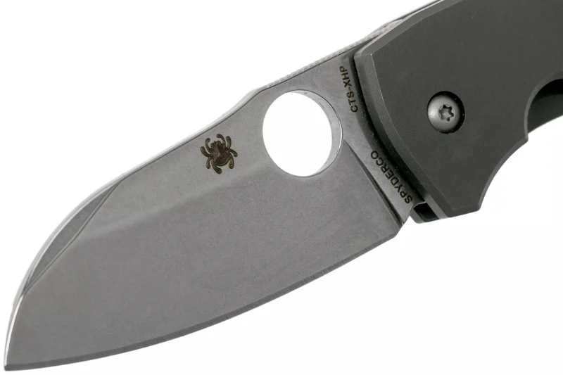 Couteau pliant Spyderco Techno 2 C158TIP2 manche en titane 8,8cm