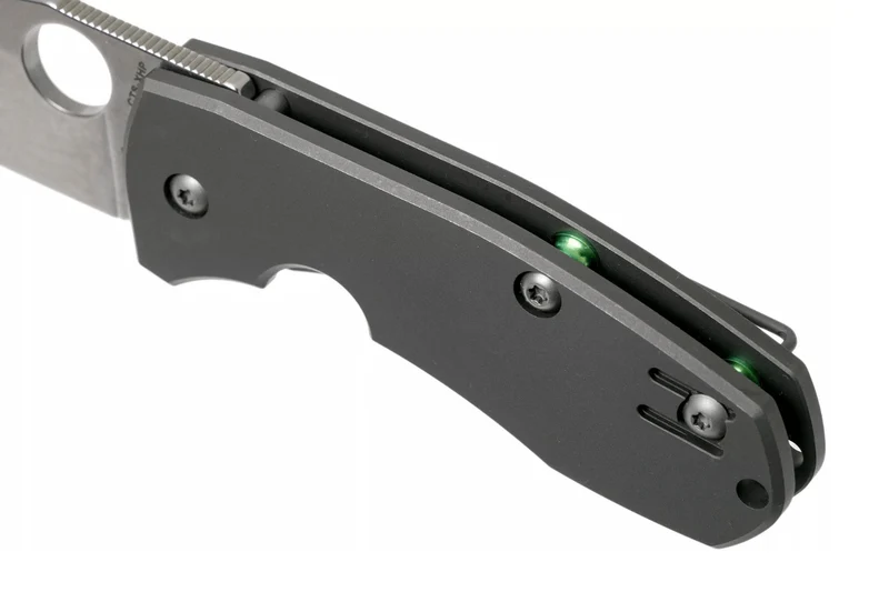 Couteau pliant Spyderco Techno 2 C158TIP2 manche en titane 8,8cm