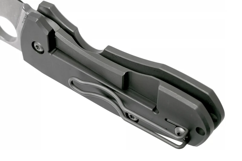 Couteau pliant Spyderco Techno 2 C158TIP2 manche en titane 8,8cm