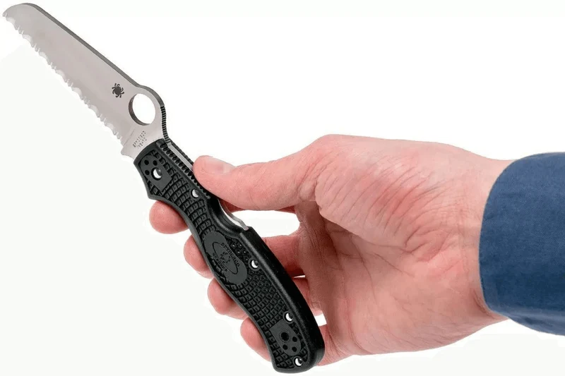 Couteau pliant Spyderco Rescue 3 C14SBK3 manche en nylon/fibre de verre 12cm