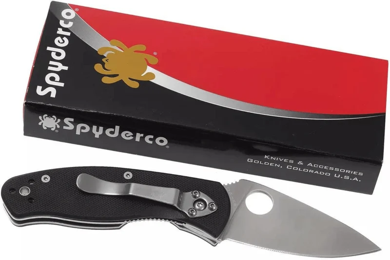 Couteau pliant Spyderco Persistence C136GP manche en G10 noir 10,5cm