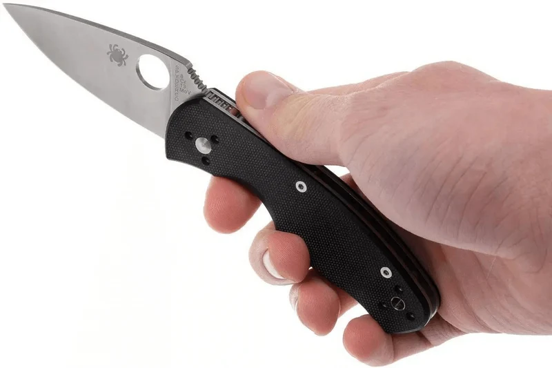 Couteau pliant Spyderco Persistence C136GP manche en G10 noir 10,5cm