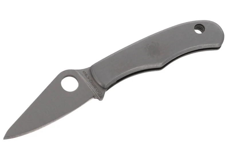 Couteau pliant Spyderco Bug C133P manche inox 4,1cm