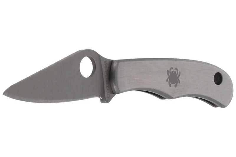 Couteau pliant Spyderco Bug C133P manche inox 4,1cm