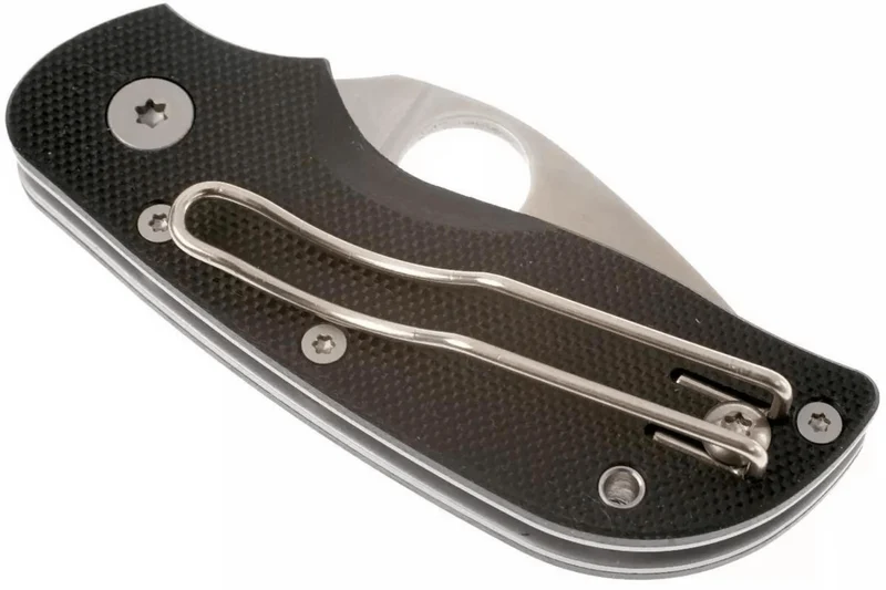 Couteau pliant Spyderco Chicago C130GP manche en G10 noir 7,9cm