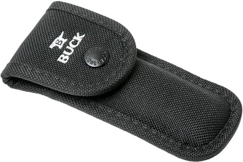 Couteau pliant BUCK HUNTER LT 0110BKSLT-B manche nylon 12,4cm + étui