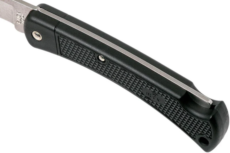 Couteau pliant BUCK HUNTER LT 0110BKSLT-B manche nylon 12,4cm + étui