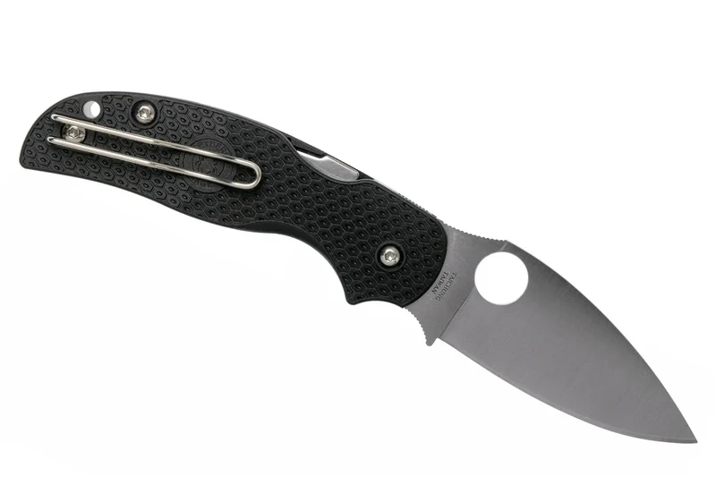 Couteau pliant Spyderco Sage 5 C123PBK manche en nylon/fibre de verre noir 10,6cm