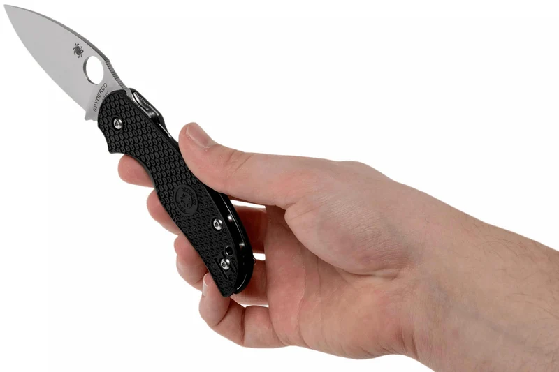Couteau pliant Spyderco Sage 5 C123PBK manche en nylon/fibre de verre noir 10,6cm