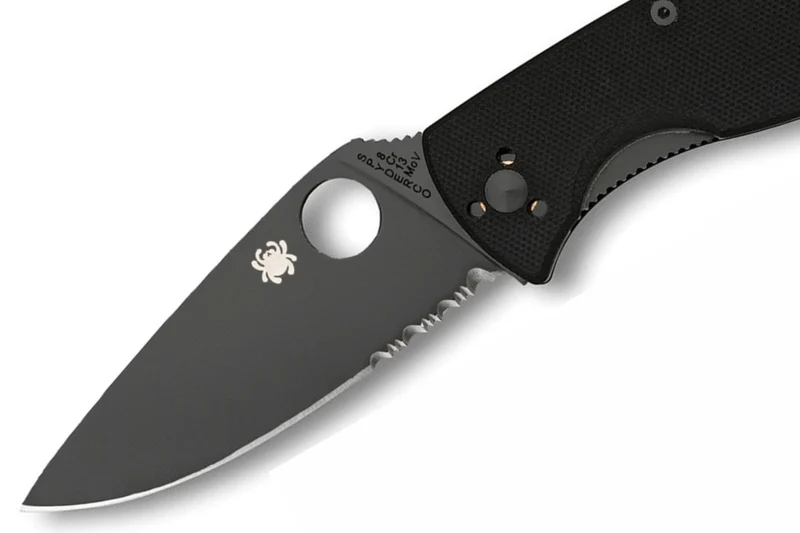 Couteau pliant Spyderco Tenacious C122GBBKPS manche G10 noir 11,3cm