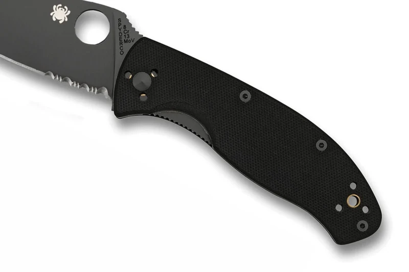 Couteau pliant Spyderco Tenacious C122GBBKPS manche G10 noir 11,3cm