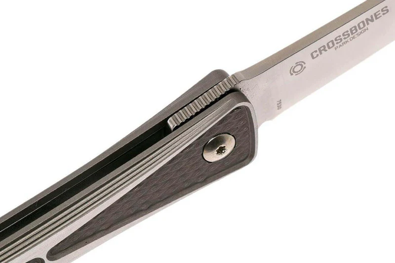 Couteau pliant CRKT CROSSBONES 7530 manche alu 11,4cm