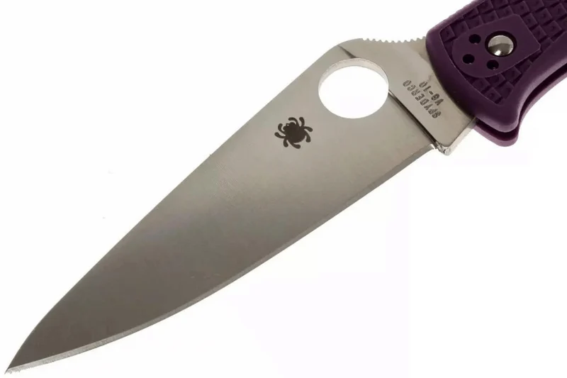 Couteau pliant Spyderco Endura 4 C10FPPR nylon/fibre de verre violet 12,6cm