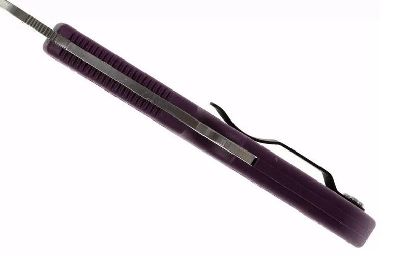 Couteau pliant Spyderco Endura 4 C10FPPR nylon/fibre de verre violet 12,6cm