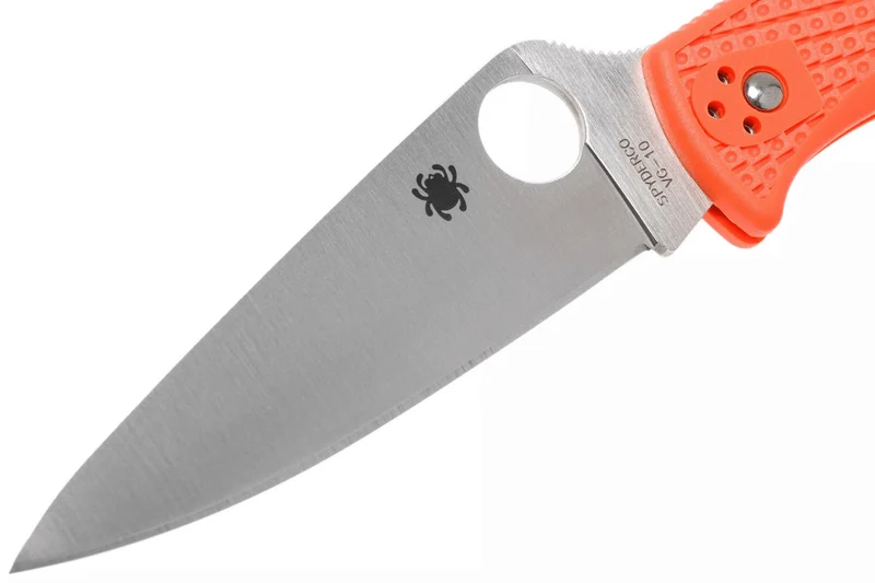 Couteau pliant Spyderco Endura 4 C10FPOR nylon/fibre de verre orange 12,6cm