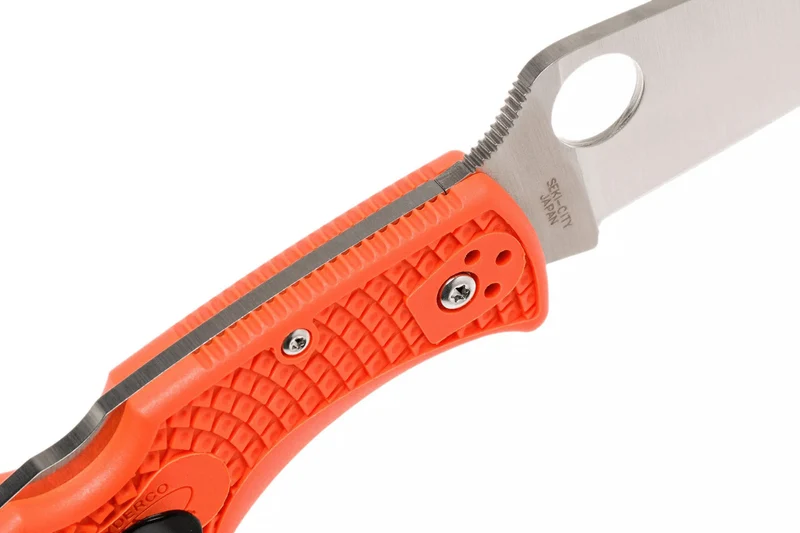 Couteau pliant Spyderco Endura 4 C10FPOR nylon/fibre de verre orange 12,6cm