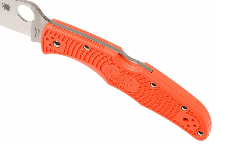 Couteau pliant Spyderco Endura 4 C10FPOR nylon/fibre de verre orange 12,6cm