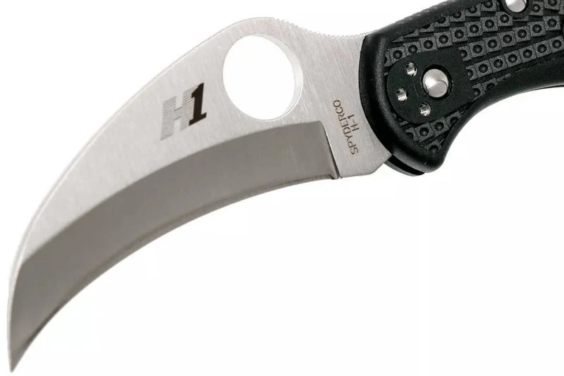 Couteau pliant Spyderco Tasman Salt 2 C106PBK2 manche nylon/fibre de verre noir 10,8cm
