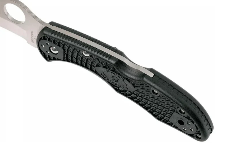 Couteau pliant Spyderco Tasman Salt 2 C106PBK2 manche nylon/fibre de verre noir 10,8cm