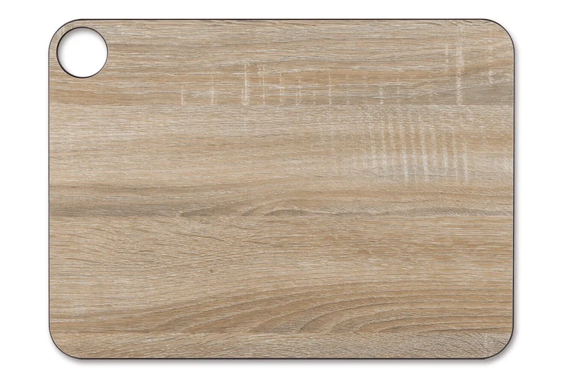 Planche à découper Arcos en fibres de cellulose et résine motif bois