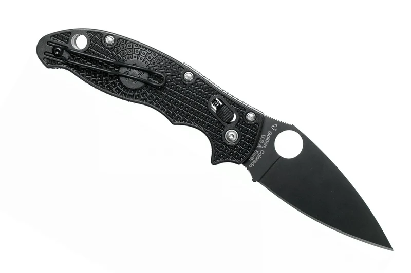 Couteau pliant Spyderco Manix 2 C101PBBK2 manche en nylon/fibre de verre noir 11,8cm