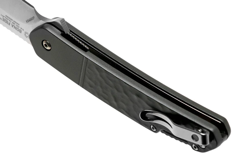 Couteau pliant CRKT BONA FIDE GRIS K540GXP manche aluminium 11,8cm