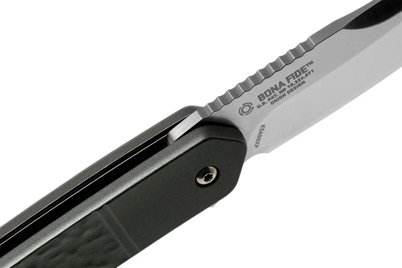 Couteau pliant CRKT BONA FIDE GRIS K540GXP manche aluminium 11,8cm