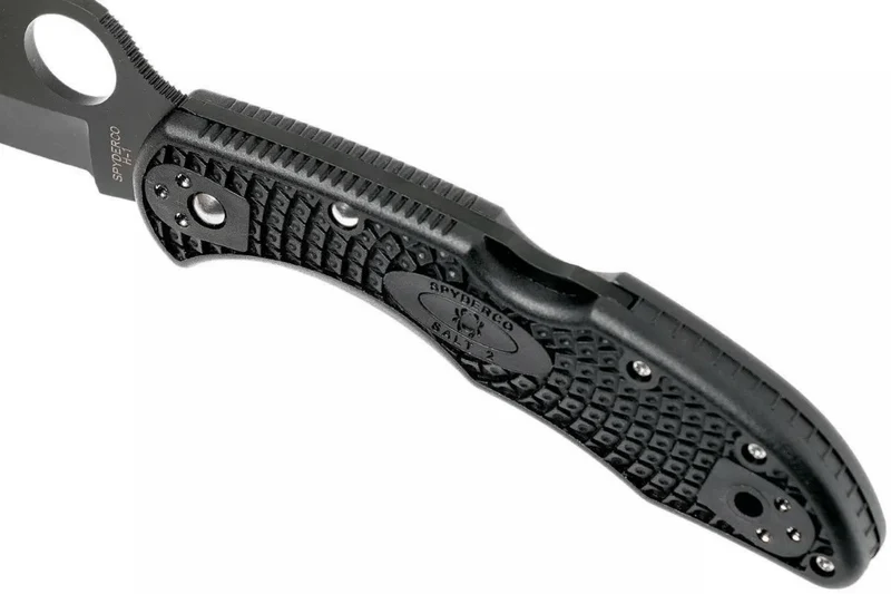 Couteau pliant Spyderco Salt 2 C88PBBK2 manche nylon/fibre de verre noir 10,8cm