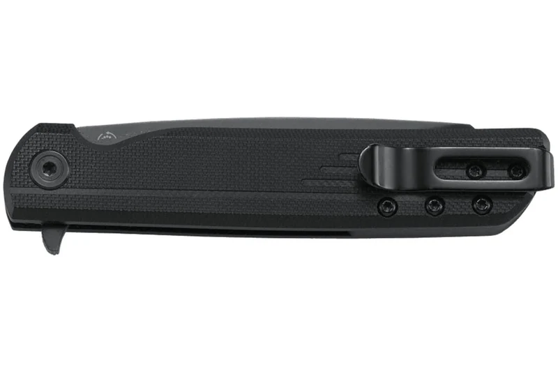 Couteau pliant CRKT LCK + TANTO BLACK-OUT 3802K manche nylon/fibres de verre 10,5cm