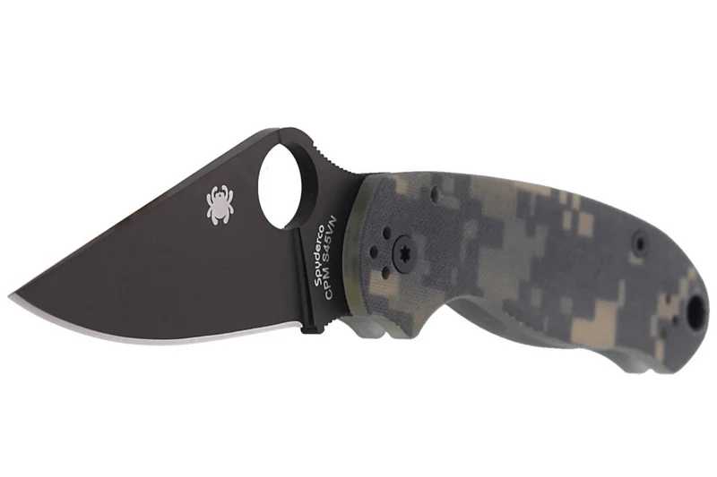 Couteau pliant Spyderco Para 3 C223GPCMOBK manche G10 camouflage noir 10,9cm