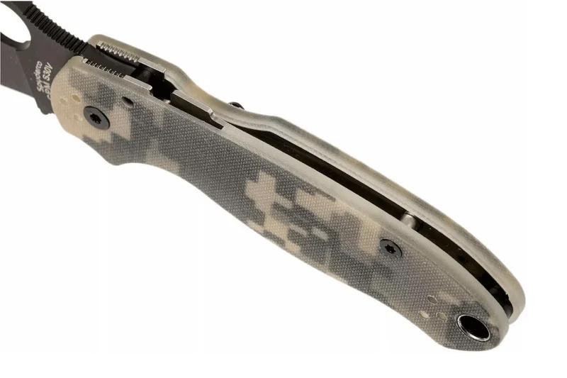 Couteau pliant Spyderco Para 3 C223GPCMOBK manche G10 camouflage noir 10,9cm
