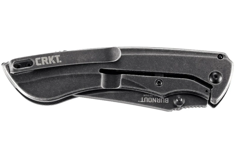 Couteau pliant CRKT BURNOUT 4123K manche en G10 12,5cm