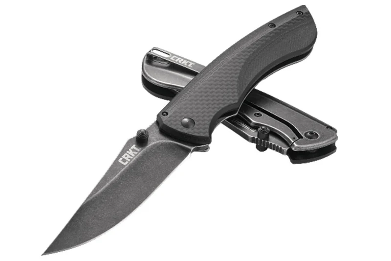 Couteau pliant CRKT BURNOUT 4123K manche en G10 12,5cm