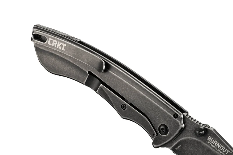 Couteau pliant CRKT BURNOUT 4123K manche en G10 12,5cm
