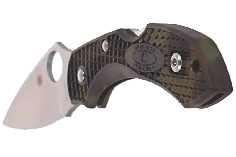 Couteau pliant Spyderco DragonFly 2 Zome Camo C28ZFPGR2 en nylon/fibre de verre 8,5cm