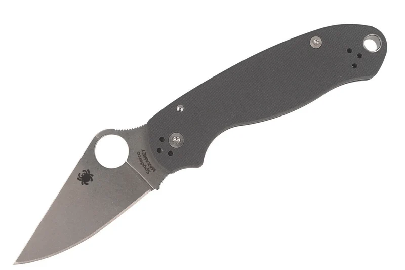 Couteau pliant Spyderco Para 3 C223GPDGY manche G10 gris 10,9cm