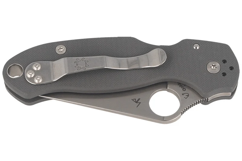 Couteau pliant Spyderco Para 3 C223GPDGY manche G10 gris 10,9cm