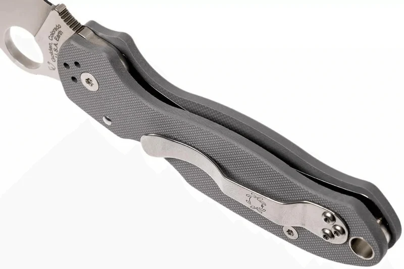 Couteau pliant Spyderco Para 3 C223GPDGY manche G10 gris 10,9cm