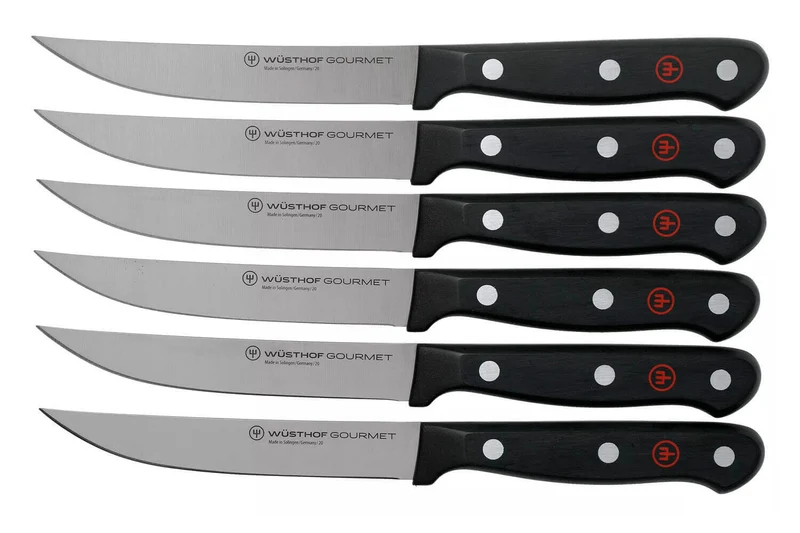Set 6 couteaux à steak Wüsthof Gourmet 12cm