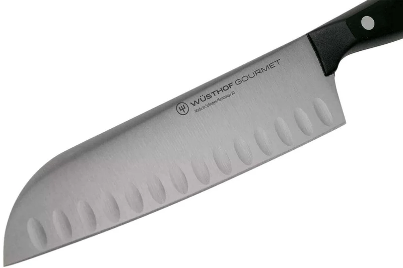 Couteau santoku Wüsthof Gourmet lame alvéolée 17cm